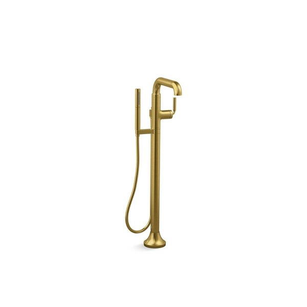 Kohler Tone Freestanding Bath Faucet Trim Vibrant Brushed Moderne Brass T27424-4-2MB